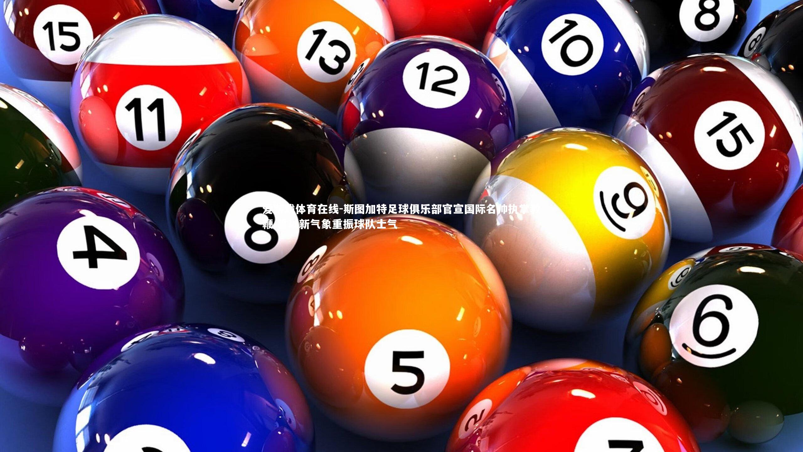 斯图加特足球俱乐部官宣国际名帅执掌教鞭 誓以新气象重振球队士气